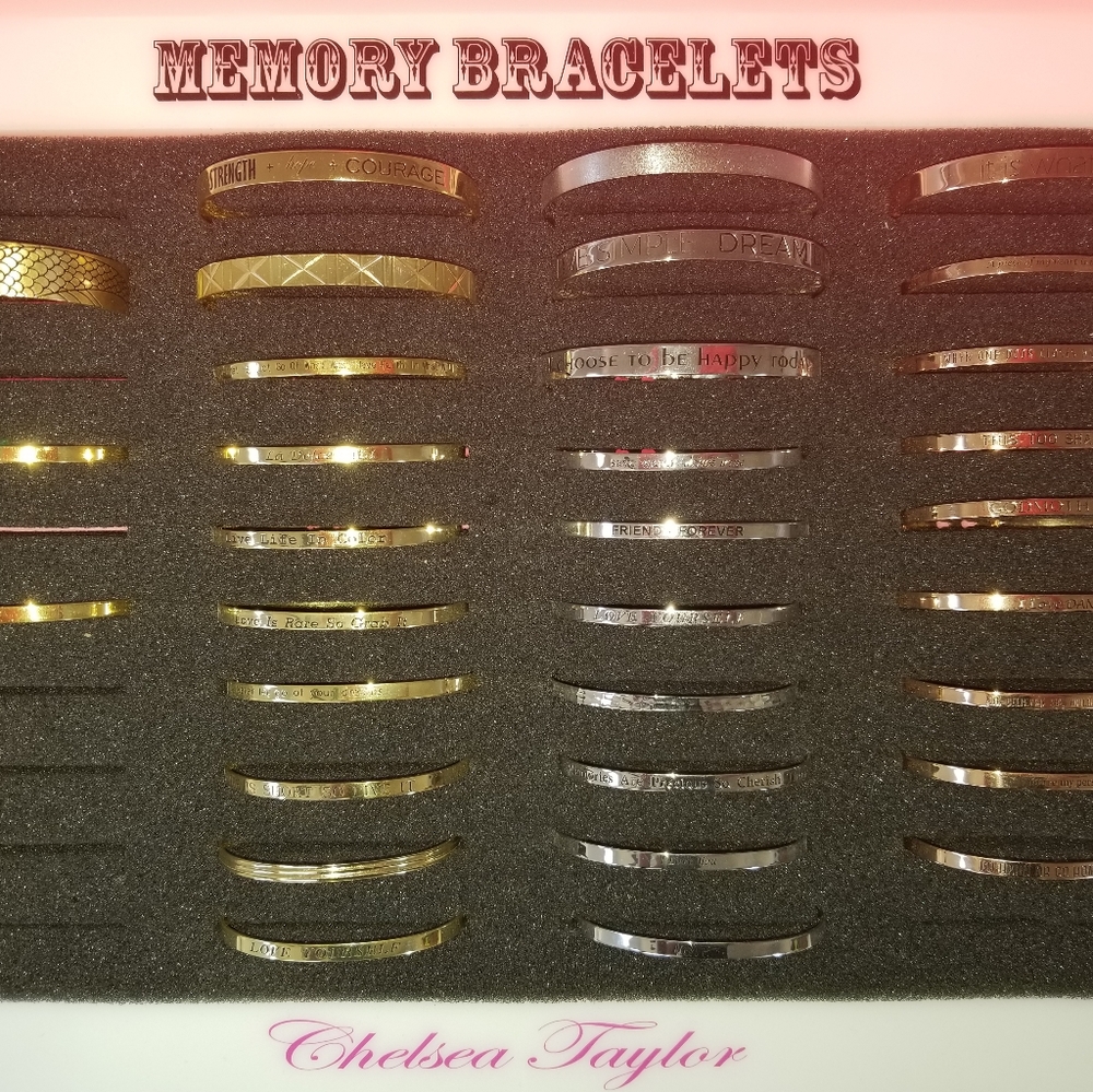 Truth's Gold Stack Memory Bracelets